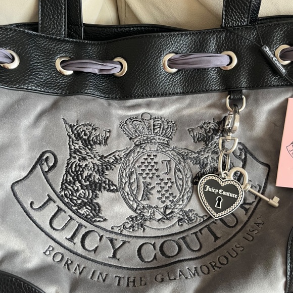 Juicy Couture daydreamer gray black Scottie dog twig dog 2000s Y2K - Picture 8 of 8